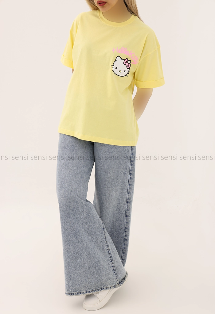 تیشرت hello kitty چاپی کد1005435